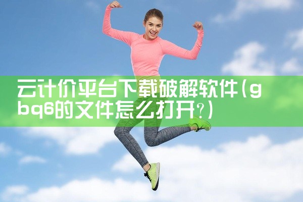 云计价平台下载破解软件