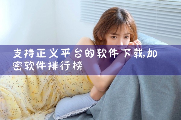 支持正义平台的软件下载